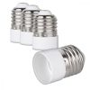 4 db aljzatadapter készlet E27-től E14-ig, Kwmobile, fehér, műanyag, 20910
