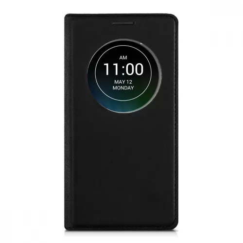 LG G3 S tok, Eco bőr, fekete, 21967.01
