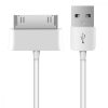 USB 2.0 töltőkábel 30 tűs Samsung Galaxy Tab 1/2 10.1/Tab 2 7.0/Note 10.1, Kwmobile, fehér, műanyag, 19438.02