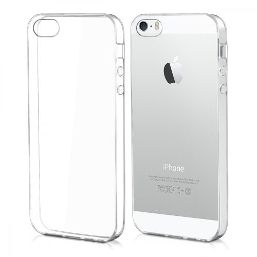 Apple iPhone 5 / iPhone 5s / iPhone SE tok, szilikon, átlátszó, 26350.03