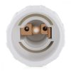 4 db-os aljzatadapter készlet GU10-től E14-ig, Kwmobile, fehér, műanyag, 27507