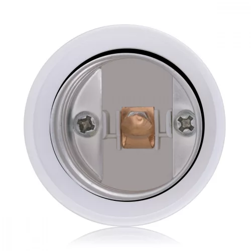 4 db aljzatadapter készlet B22-től E27-ig, Kwmobile, fehér, műanyag, 27510