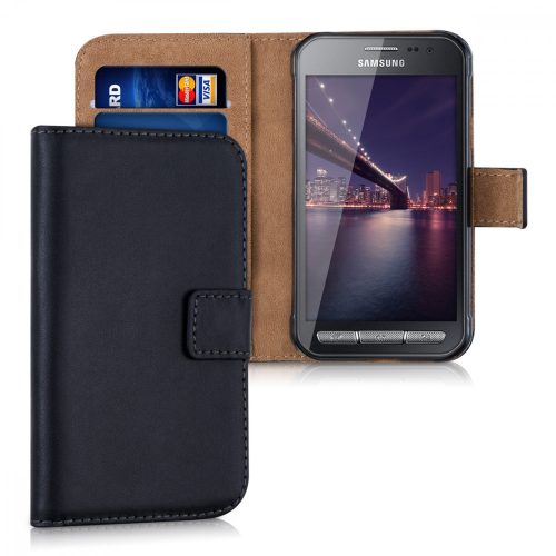Samsung Galaxy Xcover 3 tok, ökológiai bőr, fekete, 31506.01
