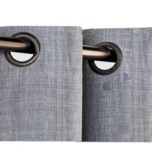 Jemidi Elfie átlátszatlan függöny karikákkal, 140 x 245 cm, Zöld, Poliészter, 55279.79.01