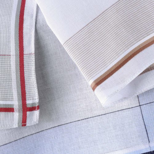 12 darabos készlet Jemidi pocakos kendő, 40 x 40 cm, többszínű, pamut, 55059.04