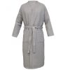 Unisex Waffle Pique fürdőköpeny, 3XL, szürke, organikus pamut, 54916.22.33