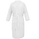 Unisex Waffle Pique fürdőköpeny, XL, fehér, organikus pamut, 54916.02.4