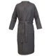 Unisex Waffle Pique fürdőköpeny, 5XL, szürke, organikus pamut, 54916.73.35