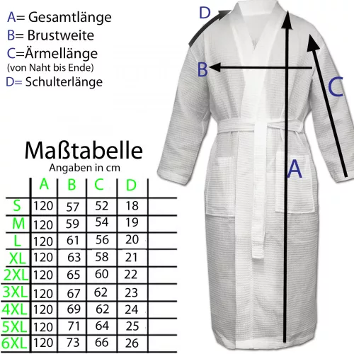 Unisex Waffle Pique fürdőköpeny, 5XL, szürke, organikus pamut, 54916.73.35