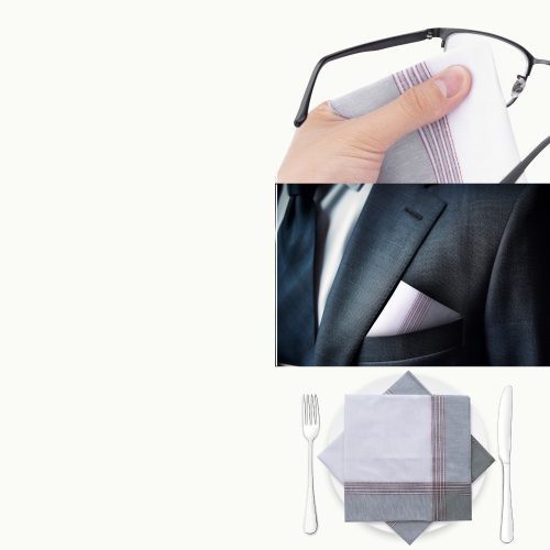 12 darabos készlet Jemidi pocakos kendő, 40 x 40 cm, többszínű, pamut, 55059.09