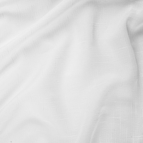 Leinenlook függöny Jemidi függönnyel, 140 x 245 cm, Fehér, Poliészter, 55267.02