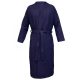 Unisex Waffle Pique fürdőköpeny, XL, kék, organikus pamut, 54916.04.4