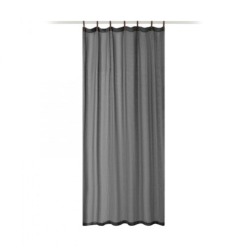 Függöny Női hurkokkal Jemidi, 135 x 245 cm, Szürke, Poliészter / Pamut, 55194.01