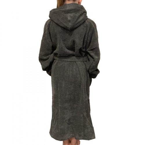 Gyermek fürdőköpeny Homelevel, 152, Szürke, Szerves pamut, 54864.73.39