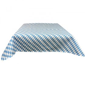   Jemidi négyzetes terítő, 90 x 90 cm, kék, poliészter / pamut, 55318.32