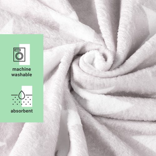 Gyermek fürdőponcsó Homelevel, 8-11 éves korig, szürke, pamut, 54888.22.03