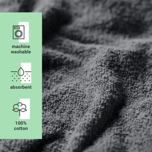 Gyermek fürdőköpeny Homelevel, 176, Szürke, Szerves pamut, 54864.22.41