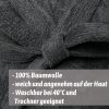 Gyermek fürdőköpeny Homelevel, 164, szürke / rózsaszín, organikus pamut, 54864.20.40
