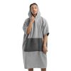Unisex Homelevel fürdőponcsó, L-XL, szürke, organikus pamut, 54881.22.20