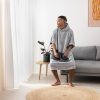 Unisex Homelevel fürdőponcsó, L-XL, szürke, organikus pamut, 54881.22.20