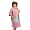 Unisex Homelevel fürdőponcsó, S-M, Rózsaszín / Szürke, Szerves pamut, 54881.10.19