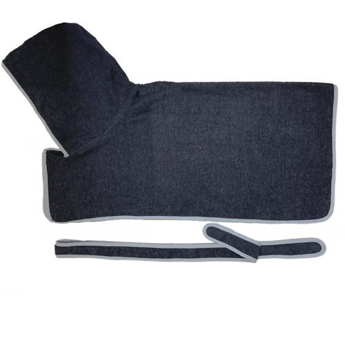 Homelevel kutya fürdőköpeny, L, Kék, Pamut, 54844.73.3