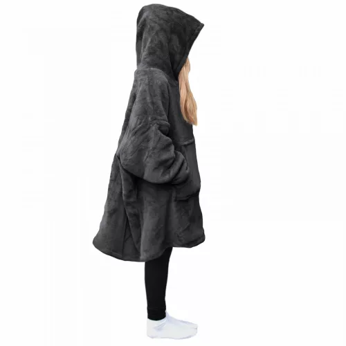 Sherpa Homelevel gyermek melegítőfelső, XL, Fekete, poliészter, 55412.01