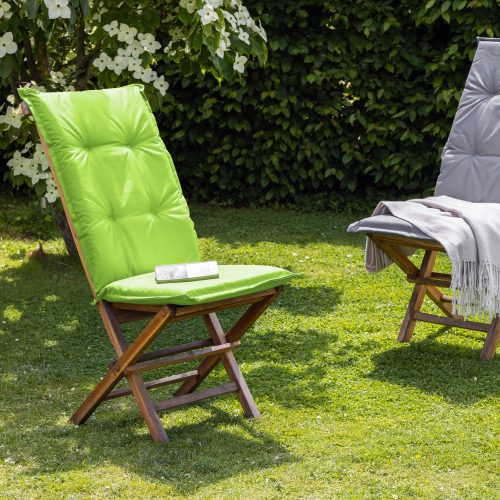 Jemidi magas háttámlás székpárna, 120 x 50 cm, zöld, poliészter, 55522.07