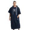 Homelevel Unisex szörfponcsó, L-XL, kék, organikus pamut, 54984.20