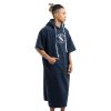 Homelevel Unisex szörfponcsó, L-XL, kék, organikus pamut, 54984.20