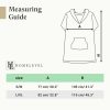 Homelevel Unisex szörfponcsó, L-XL, kék, organikus pamut, 54984.20