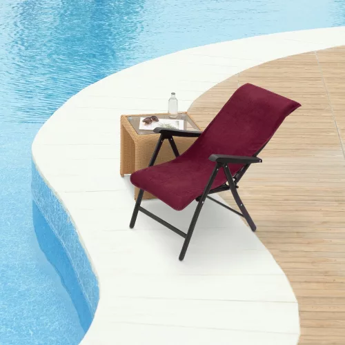 Székhuzat Jemidi, 60 x 130 cm, Piros, Bio pamut, 54895.13