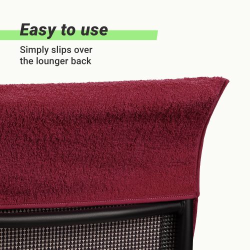 Székhuzat Jemidi, 60 x 130 cm, Piros, Bio pamut, 54895.13