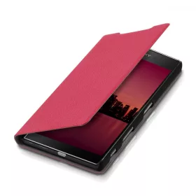   Sony Xperia Z5 Premium tok, ökológiai bőr, rózsaszín, 35010.08