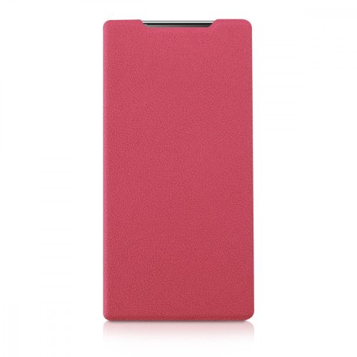 Sony Xperia Z5 Premium tok, ökológiai bőr, rózsaszín, 35010.08