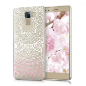 Huawei Honor 7 tok, szilikon, rózsaszín, 35164.01