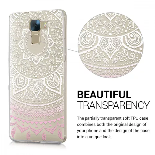 Huawei Honor 7 tok, szilikon, rózsaszín, 35164.01