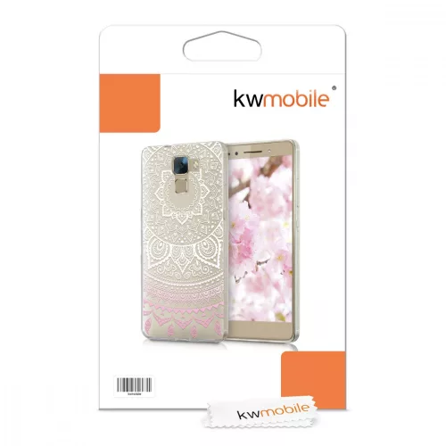 Huawei Honor 7 tok, szilikon, rózsaszín, 35164.01