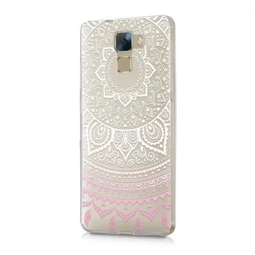 Huawei Honor 7 tok, szilikon, rózsaszín, 35164.01
