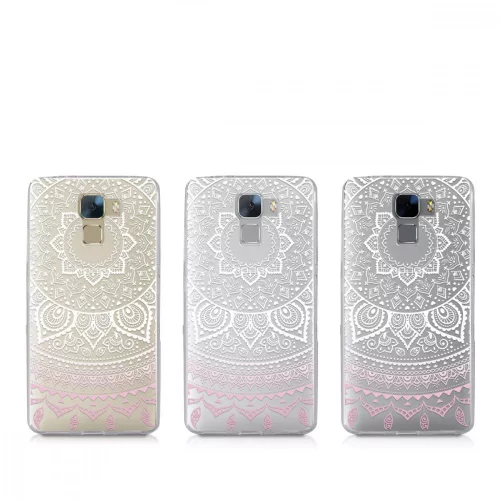 Huawei Honor 7 tok, szilikon, rózsaszín, 35164.01