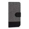 Apple iPhone 5 / iPhone 5s / iPhone SE tok, textil, szürke, 35222.22