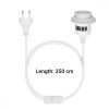 Adapter kábel 3,5 m E27 aljzattal és kapcsolóval, Kwmobile, fehér, PVC, 38942