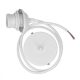 Adapter kábel 80cm E27 aljzattal mennyezethez, Kwmobile, fehér, PVC, 38943