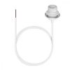Adapter kábel 80cm E27 aljzattal mennyezethez, Kwmobile, fehér, PVC, 38943