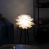 Medál 90 cm modern lámpabúrával IQ Szúrófűrész átmérő 50 cm, Kwmobile, Fehér, 39219