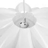 Medál 90 cm modern lámpabúrával IQ Szúrófűrész átmérő 50 cm, Kwmobile, Fehér, 39219
