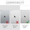 Apple iPad Air 2 tok, szilikon, fekete, 34445.01