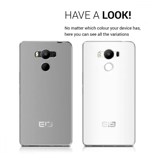 Elephone P9000 tok, szilikon, átlátszó, 39257.03