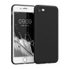Kwmobile tok Apple iPhone SE (2022)/iPhone SE (2020)/iPhone 8 készülékhez, fekete, szilikon, 39458.01