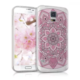   Samsung Galaxy S5 / Galaxy S5 Neo tok, szilikon, rózsaszín, 39082.04